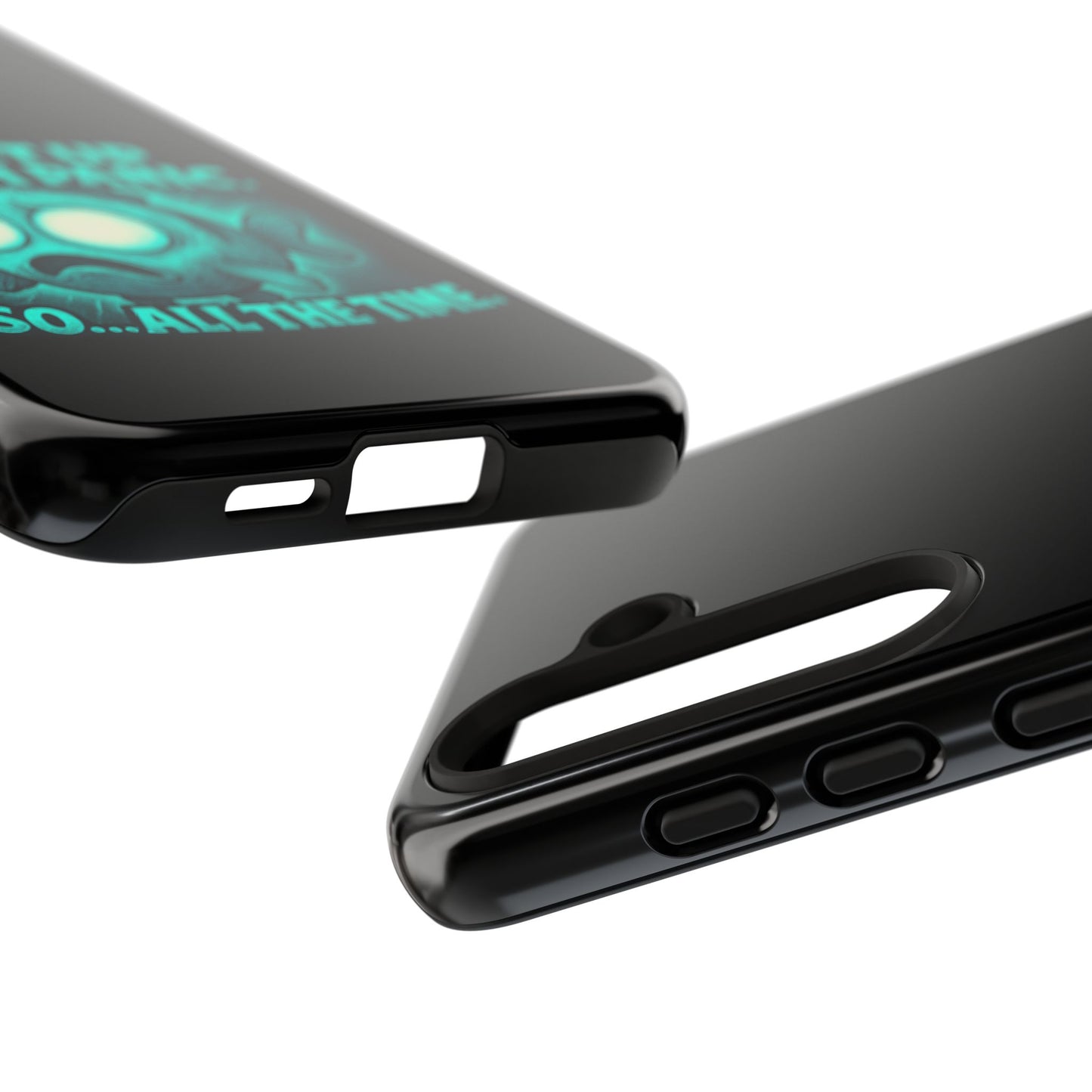 Phone Case — "I Light Up When I Panic" Glow Fish Anxiety Phone Case