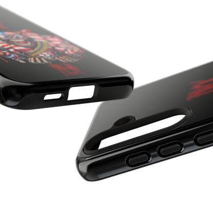 Phone Case — American Flag Skull Soldier Design (Tough Cases)