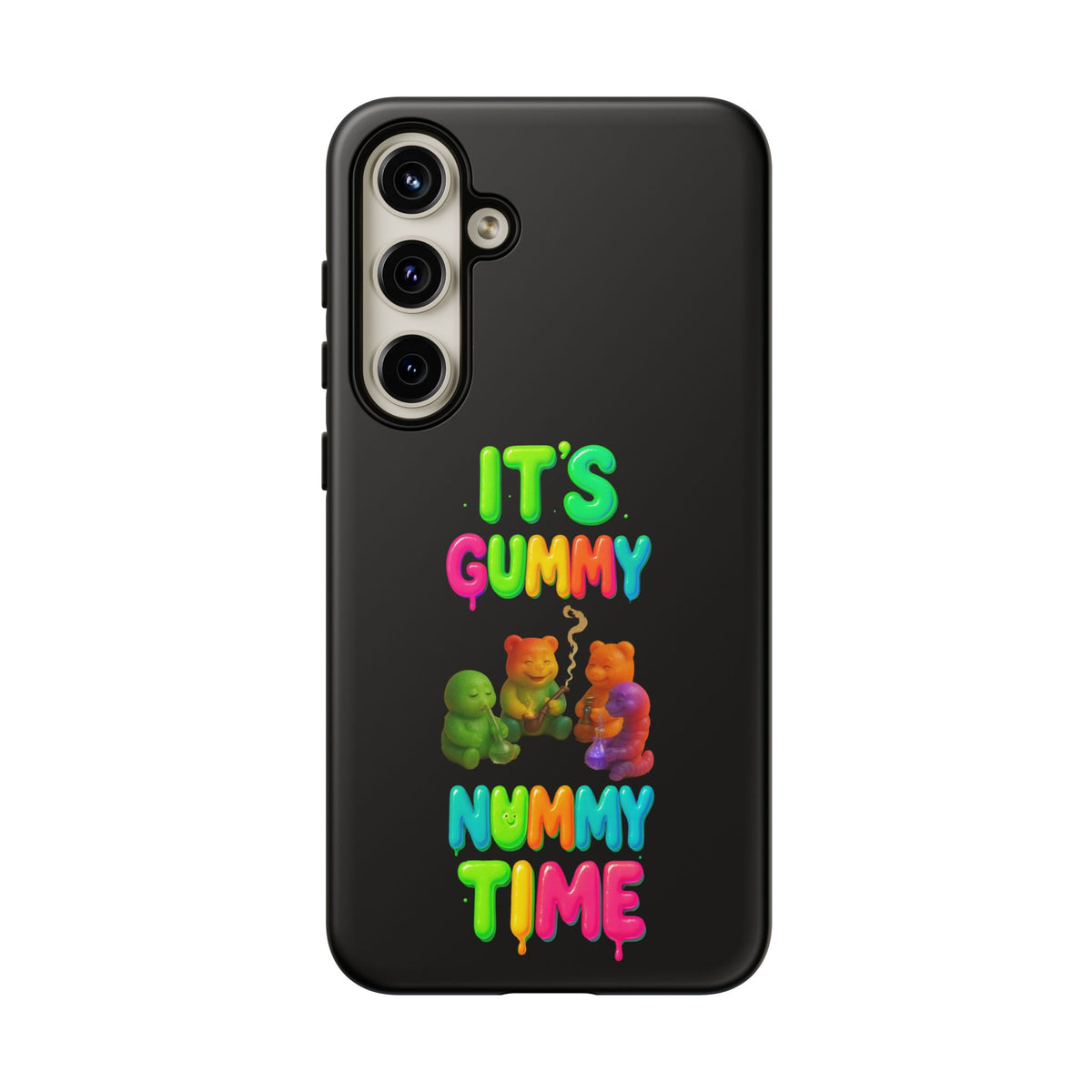 It's Gummy Nummy Time Phone Case — Colorful Gummy Bears Protective Case