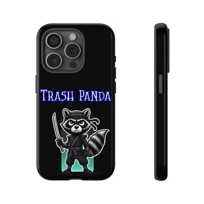 Trash Panda Ninja Phone Case — Cute Raccoon Warrior Protective Case