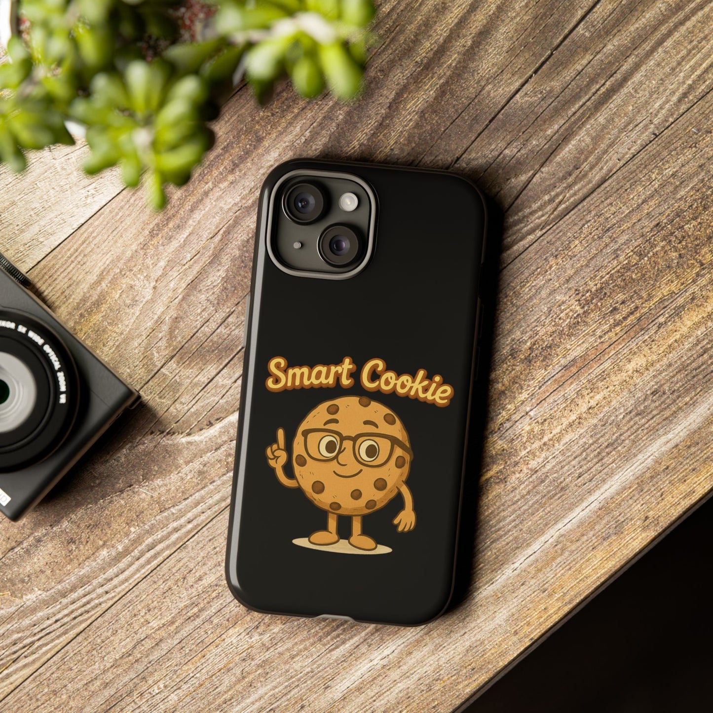 Phone Case — "Smart Cookie" Cute Cartoon Cookie Protective Cover