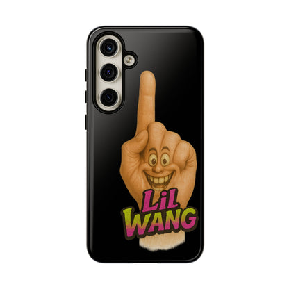 Phone Case — 'Lil Wang' Humorous Middle Finger Character Protective Cover