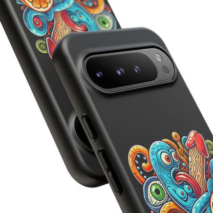 Octopus Surf Phone Case — Colorful Nautical Art Protective Phone Cover