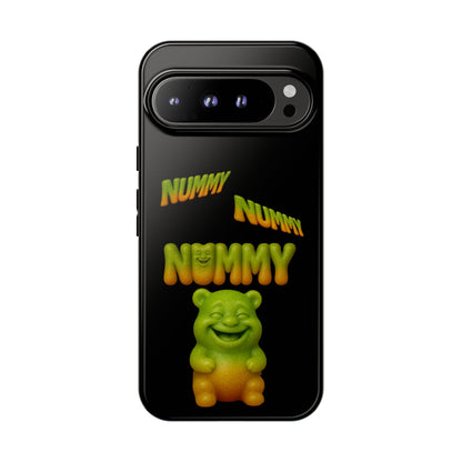 Nummy Gummy Phone Case — Cute Retro Green Gummy Bear Protective Case