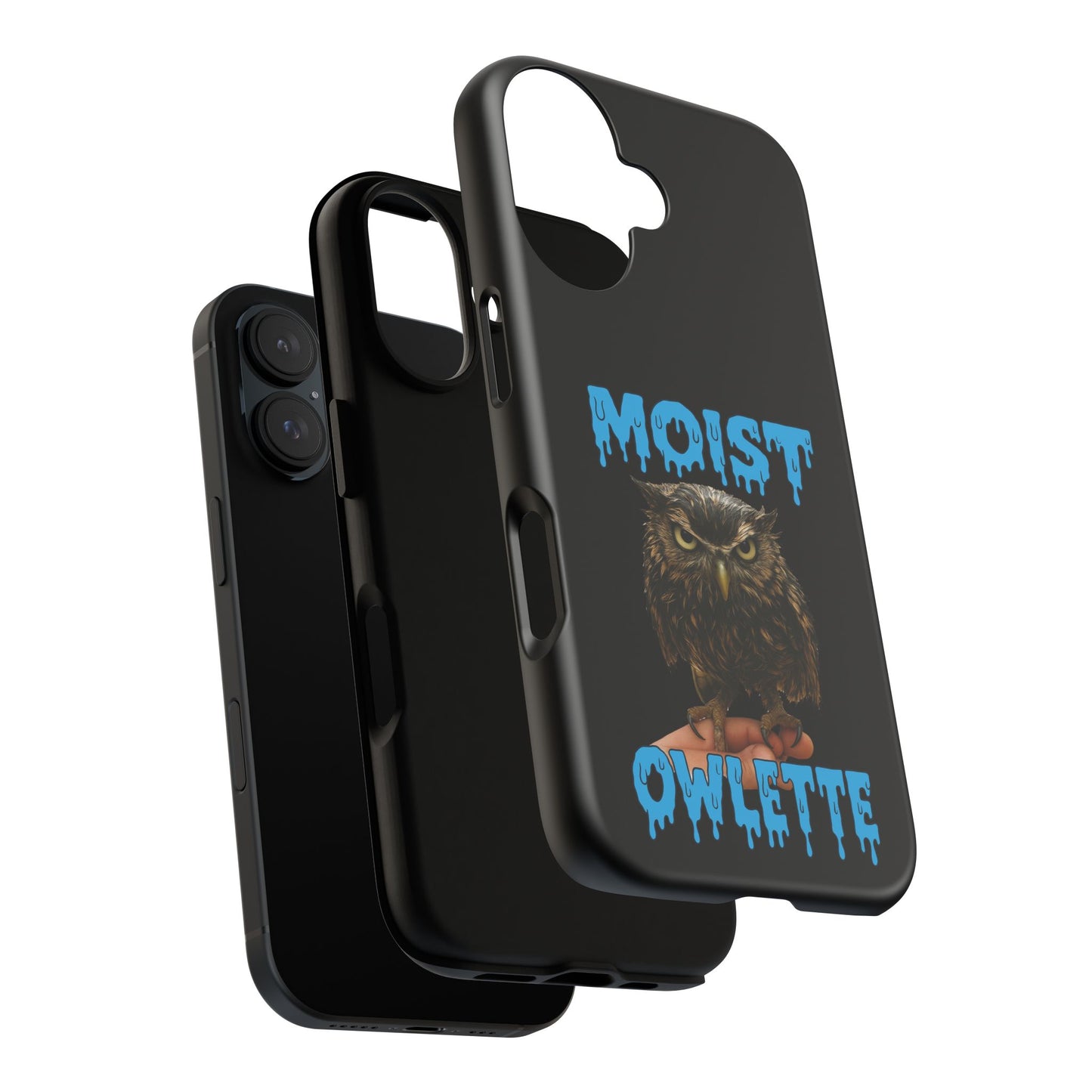 Moist Owlette Phone Case — Funny Owl Graphic Protective Case