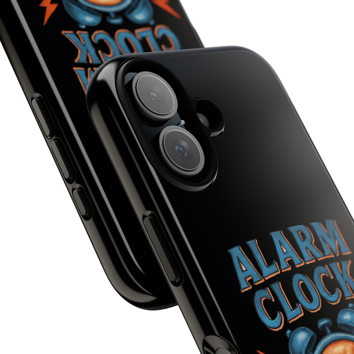 Phone Case — "Alarm Clock" Retro Screaming Clock Protective Cover