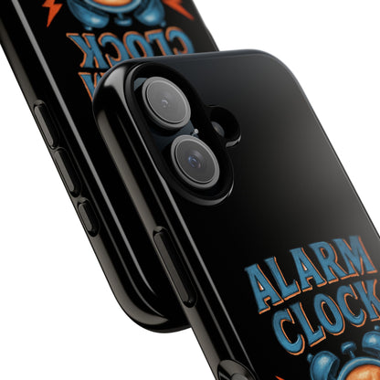 Phone Case — "Alarm Clock" Retro Screaming Clock Protective Cover
