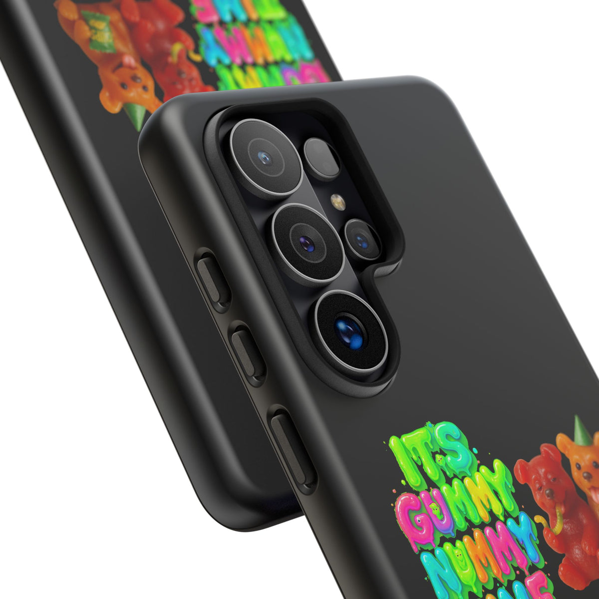 Phone Case — "It's Gummy Nummy Time" Colorful Gummy Bear Protective Case