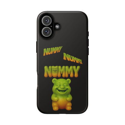 Nummy Gummy Phone Case — Cute Retro Green Gummy Bear Protective Case