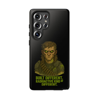 Phone Case — "Built Different, Radioactive Kind of Different" Mutant Design
