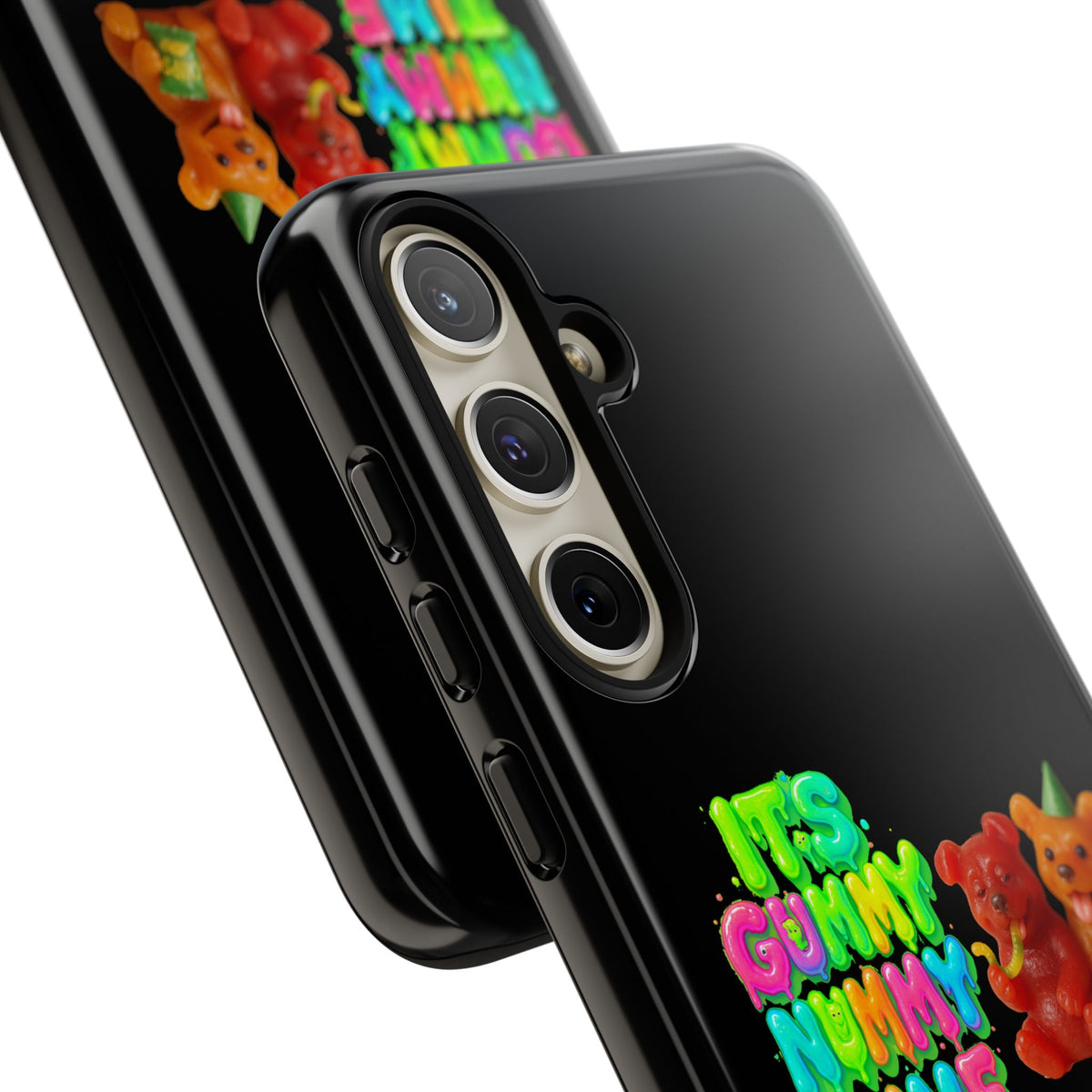 Phone Case — "It's Gummy Nummy Time" Colorful Gummy Bear Protective Case