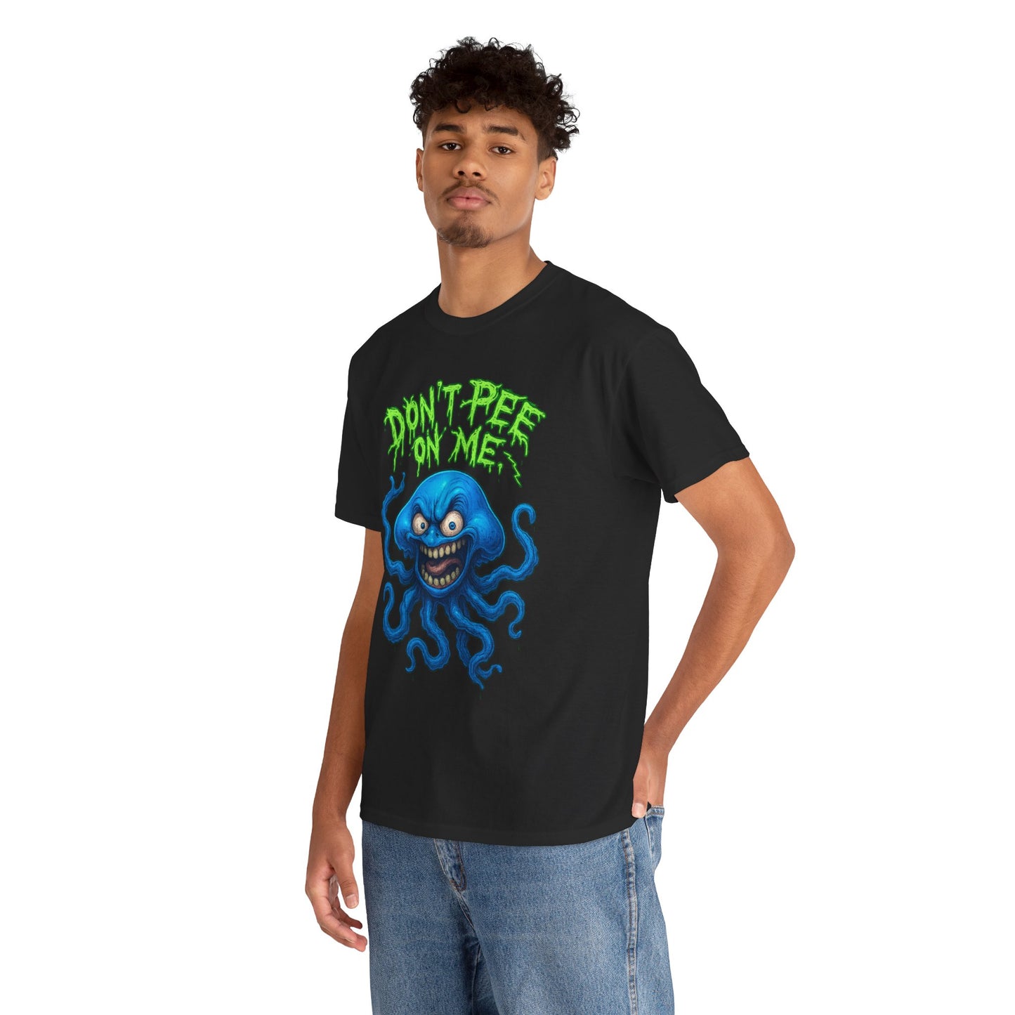 Don’t Pee on Me – Angry Jellyfish T-Shirt