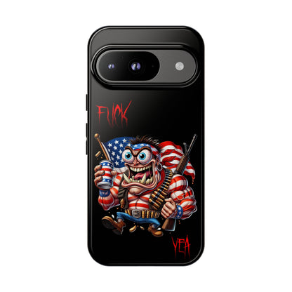 Patriotic Madman Phone Case — 'Funk Yea' USA Flag Tough Case