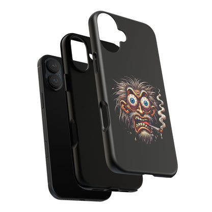 Phone Case — Wild Cartoon Monster Smoking Design