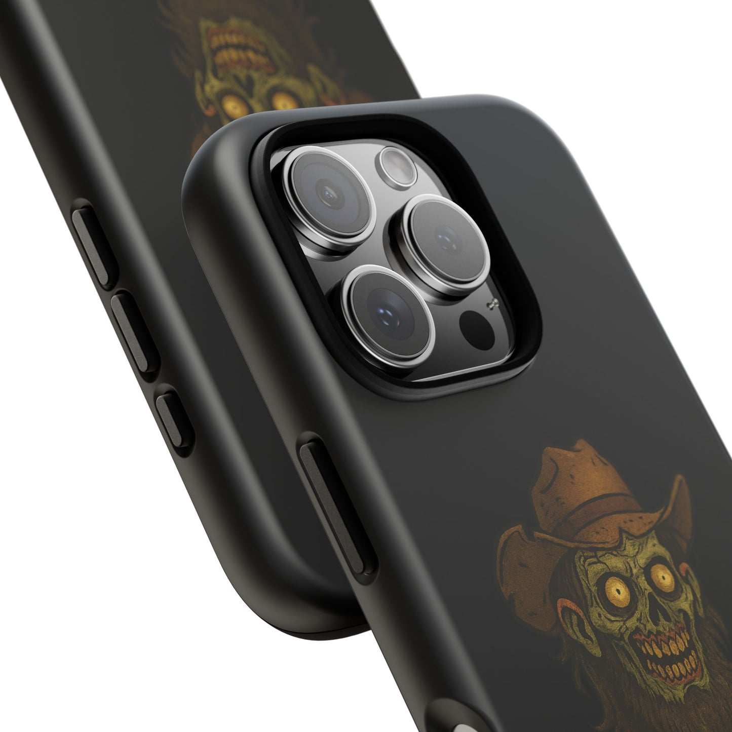 Zombie Cowboy Phone Case — "Ain't No Grave Gonna Hold This Yeehaw" Protective iPhone Cover