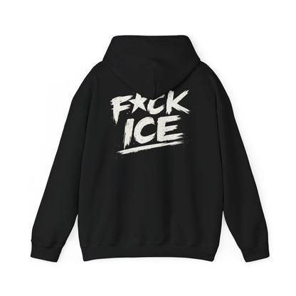 Hoodie — “F*ck Ice” Bold Graphic Back Print Hoodie