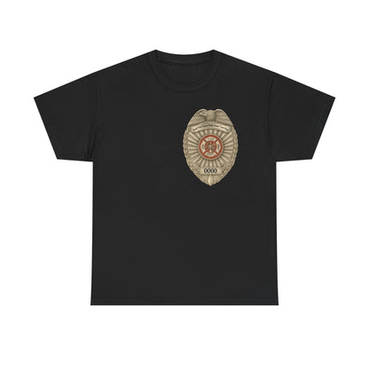 Flames Test Metal – Courage Firefighter Tee