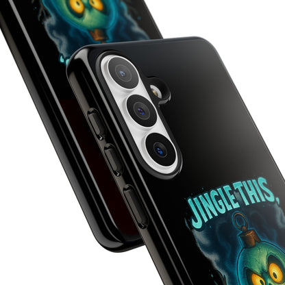 Phone Case - 'Jingle This, Santa' Spooky Holiday Protective Case