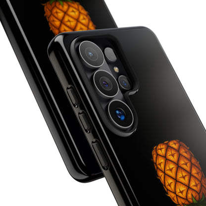 Phone Case — Tropical Pineapple "Not looking for pizza" Protective Cover