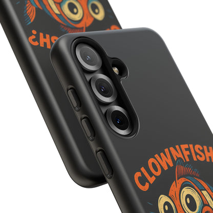 Phone Case — “Clownfish? I’m a Killer Joke.” Funny Creepy Fish Graphic