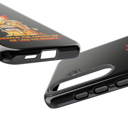 Phone Case — Angry Flaming Candle “Behold, the Chosen One… of Low Tolerance”