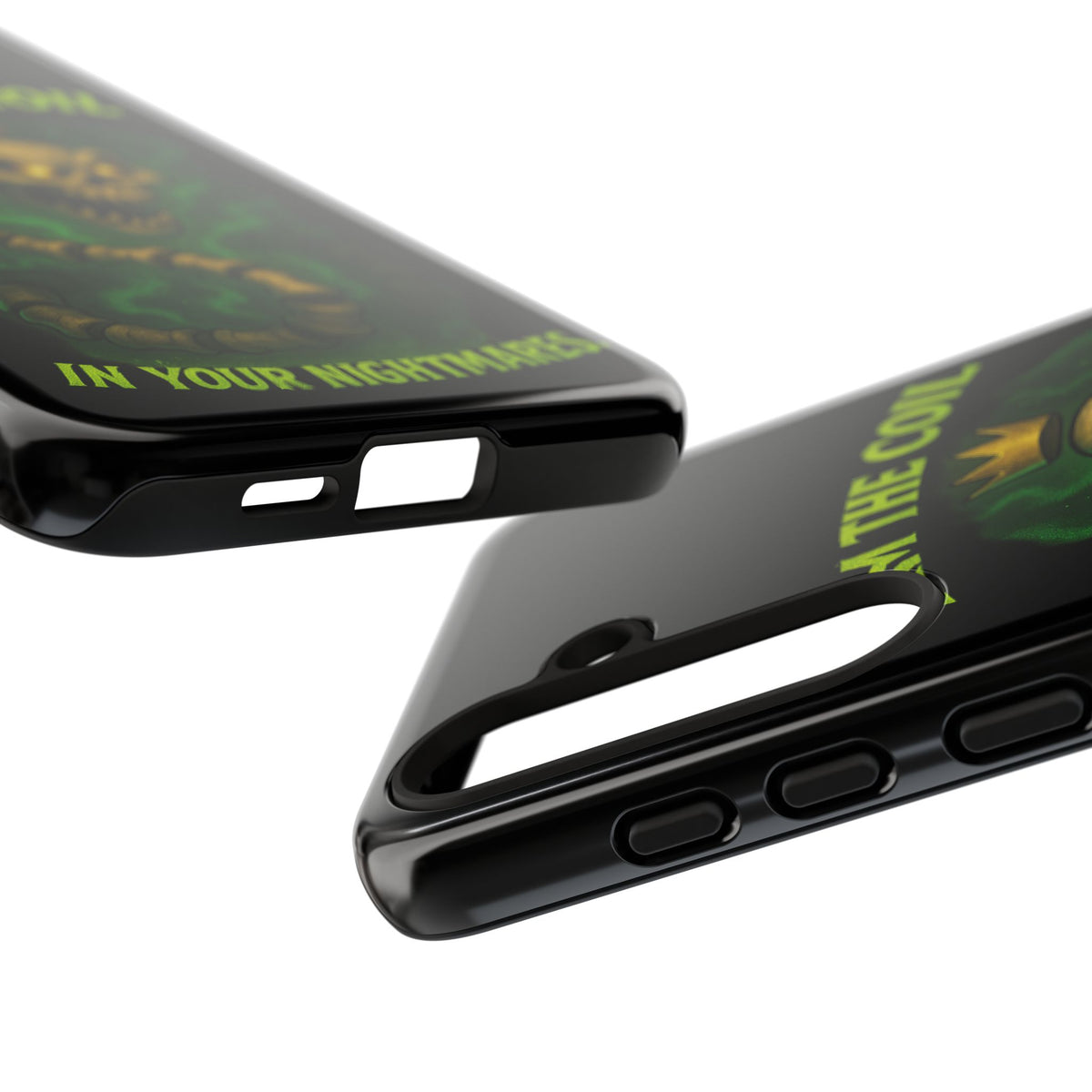 Tough Cases — “I Am The Coil In Your Nightmares” Skull Snake Shockproof Phone Case