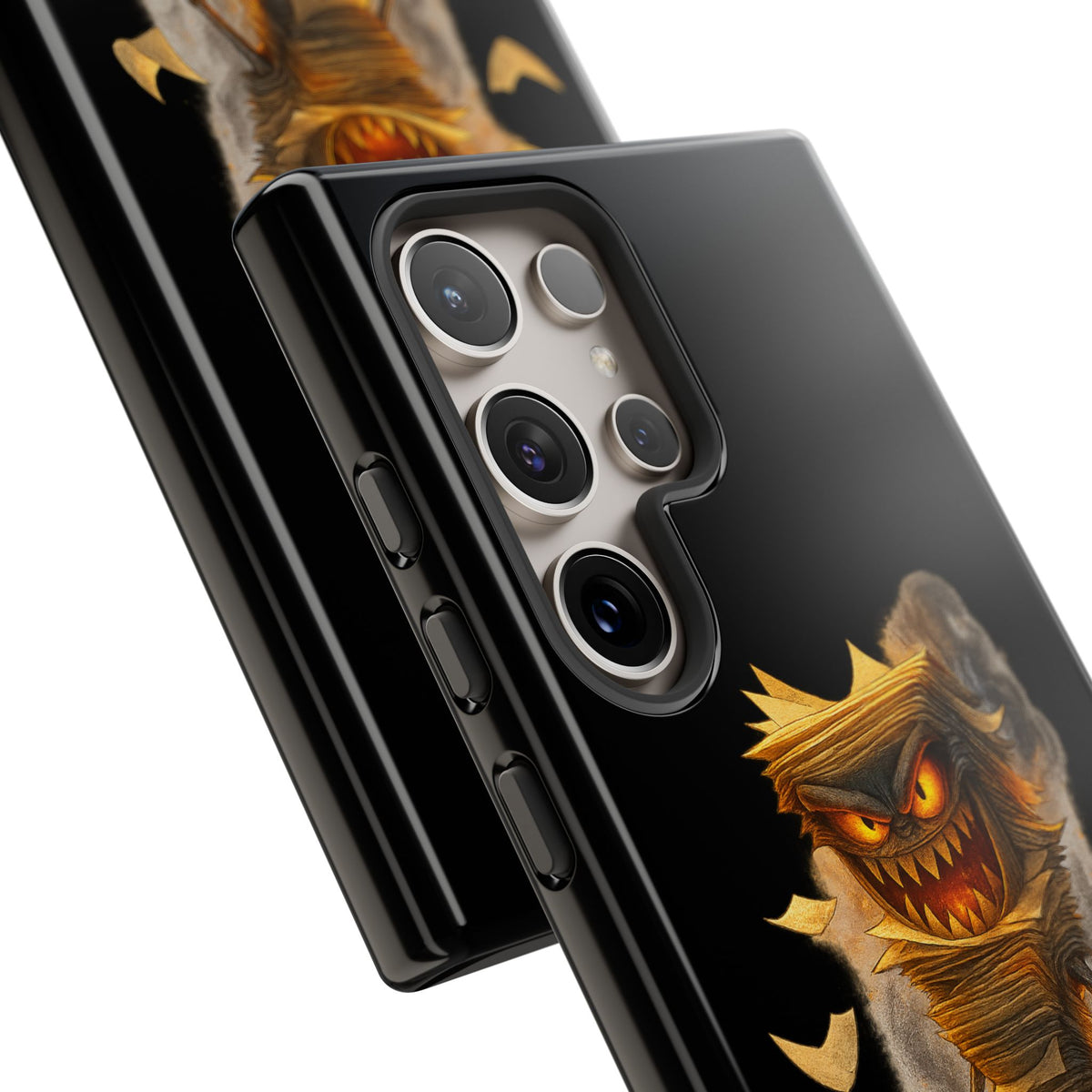 Phone Case — Halloween Mummy Creature “Stapled Your Soul to Page 666” Horror Design
