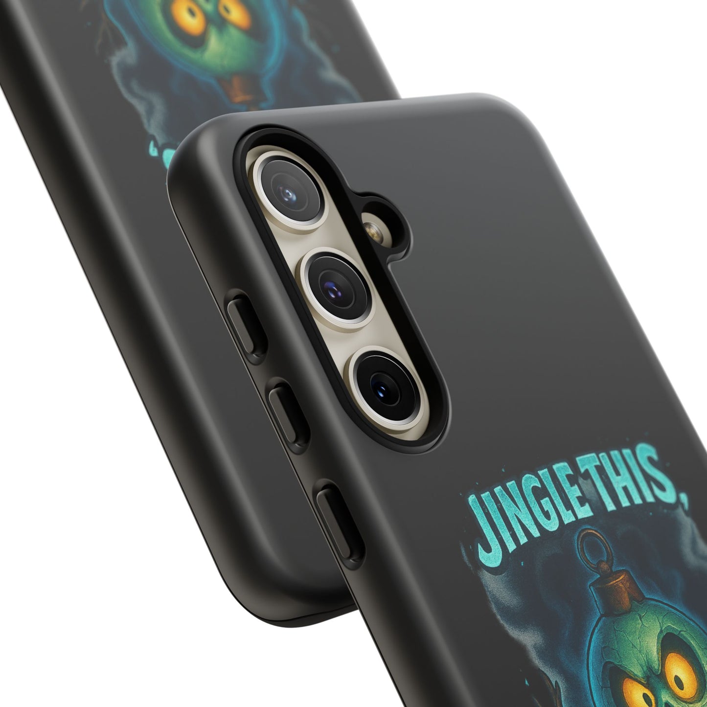 Phone Case - 'Jingle This, Santa' Spooky Holiday Protective Case
