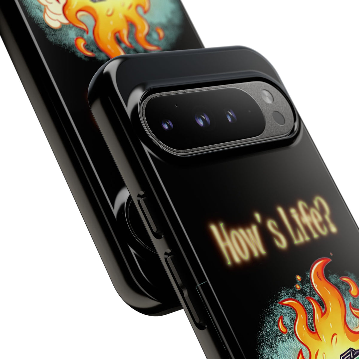 How's Life? Flaming Dumpster Phone Case