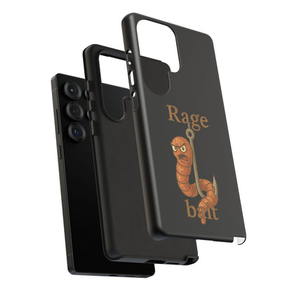 Phone Case — "Rage Bait" Angry Worm Fishing Design