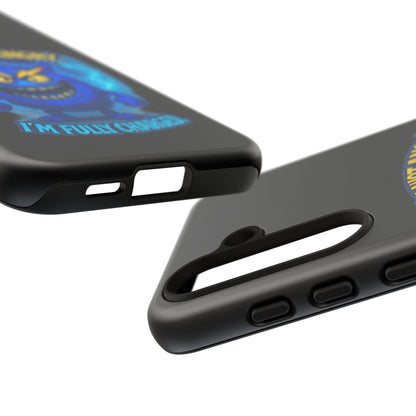 Phone Case - "I'm Not Angry, I'm Fully Charged" Electric Monster Protective Cover