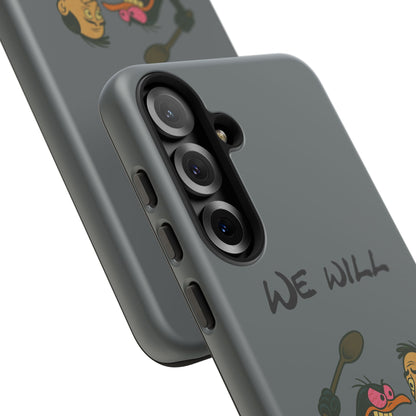 Phone Case - "We Will Resist" Cartoon Protest Design