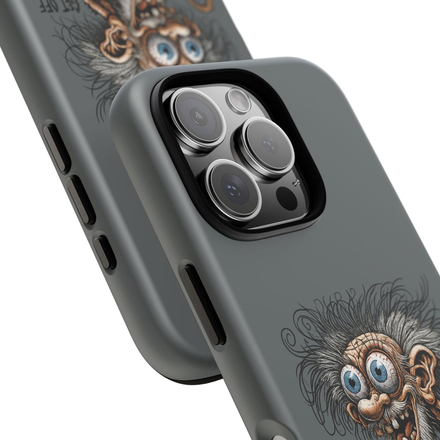 Phone Case — Funny Grumpy Troll Design: “Get Off My Lawn” Protective Cover