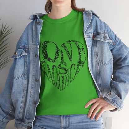 "Love" Artistic Heart T-Shirt