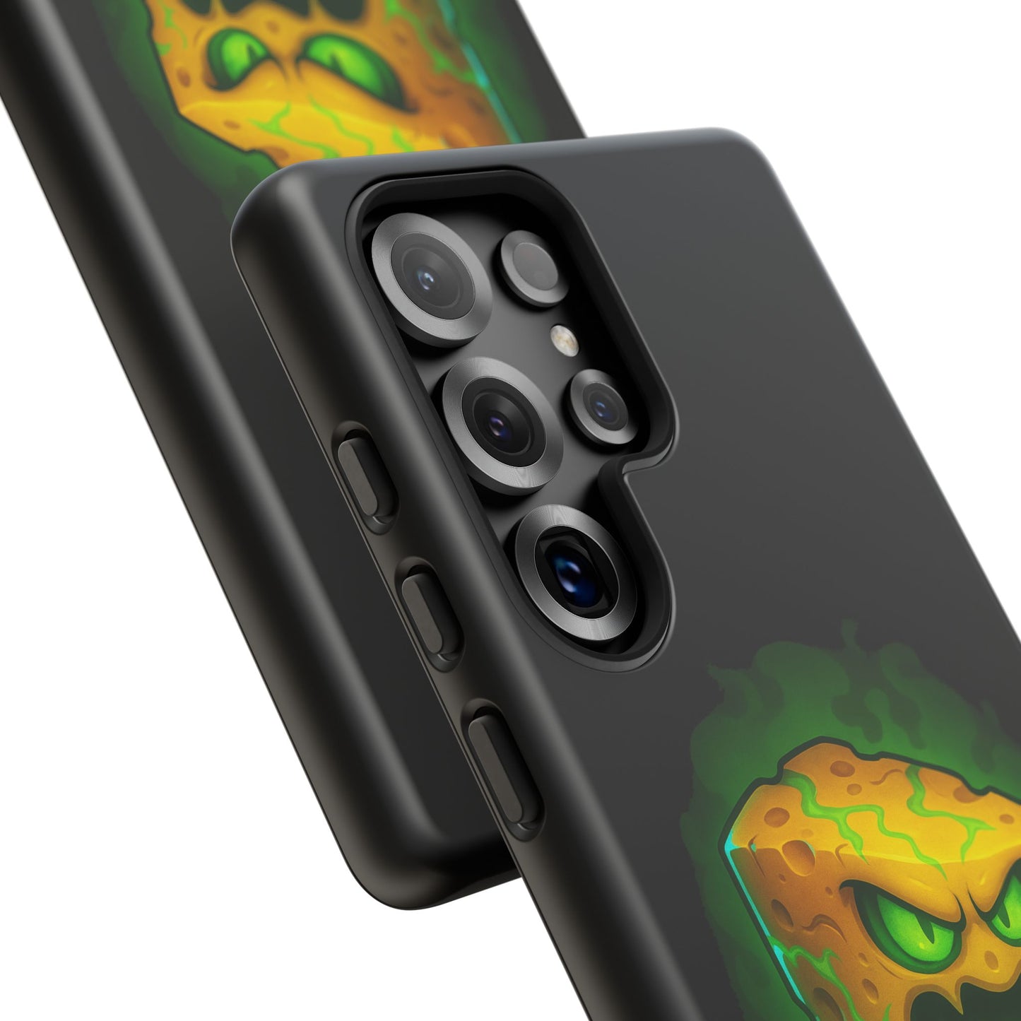 Phone Case — 'Smell That? It's Fear.' Spooky Cheese Monster Protective Case