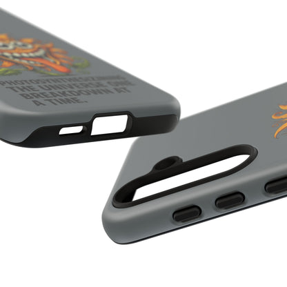 Funny Monster Sunflower Phone Case — "Photosynthesizing the Universe One Breakdown at a Time"