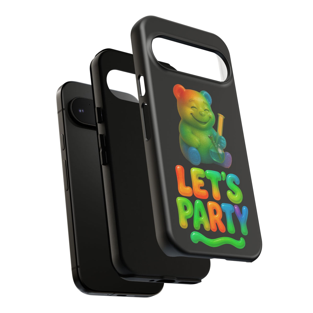 Let's Party Rainbow Bear Phone Case