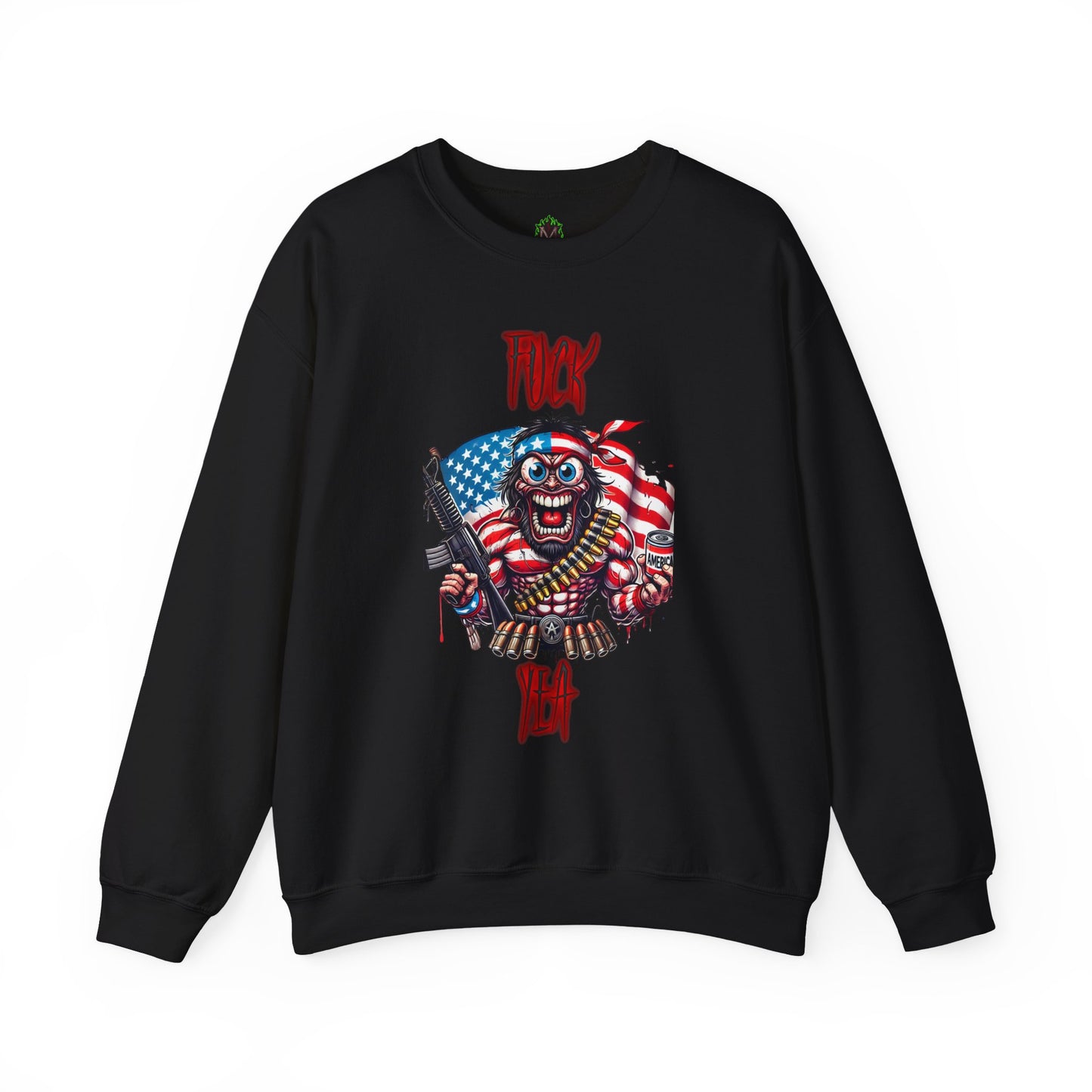Patriotic Savage "F*** Yea" Crewneck