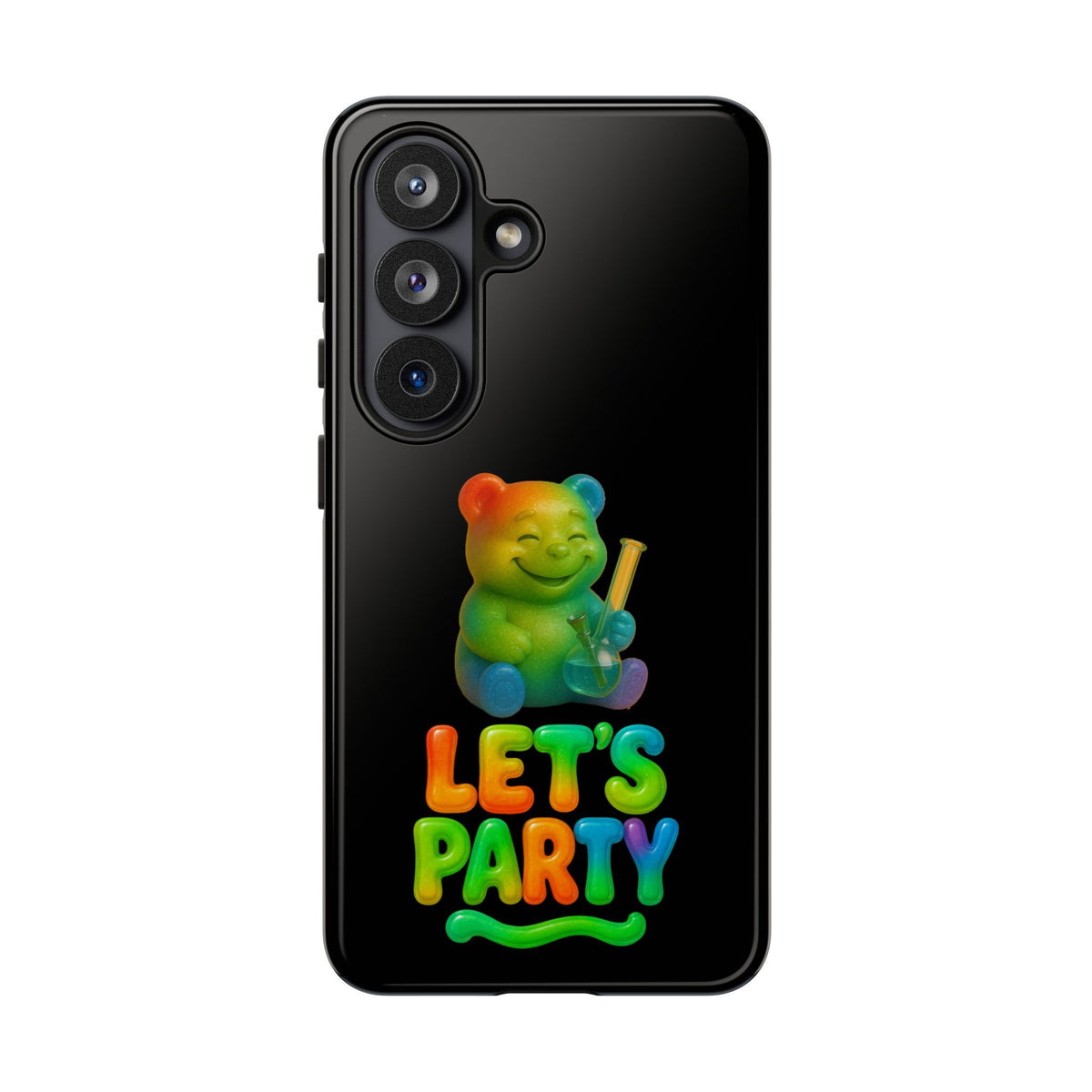 Let's Party Rainbow Bear Phone Case