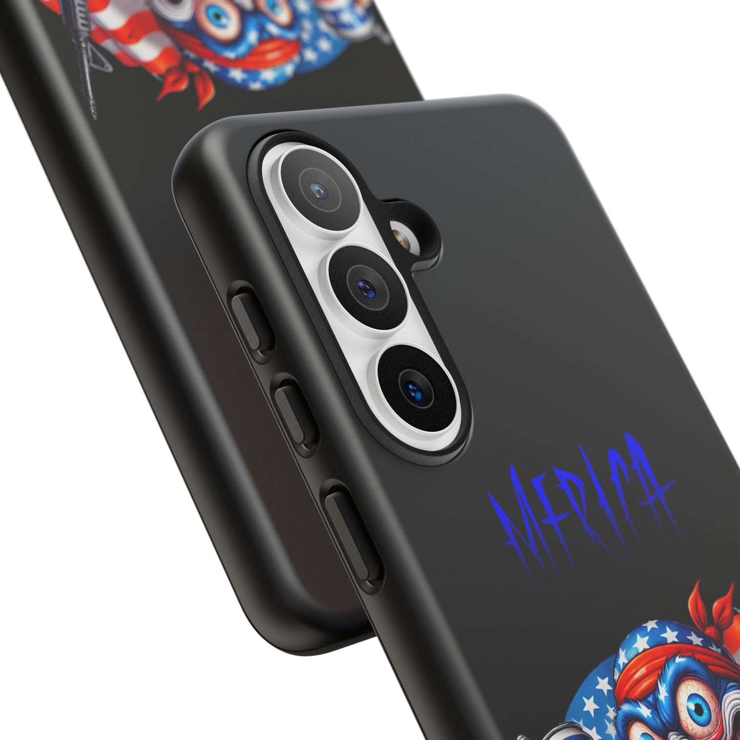 Phone Case — Patriotic 'Merica Clown with Flag, Beer & Rifle