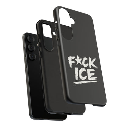 Phone Case — “F*ck Ice” Bold Protest Graphic Protective Case