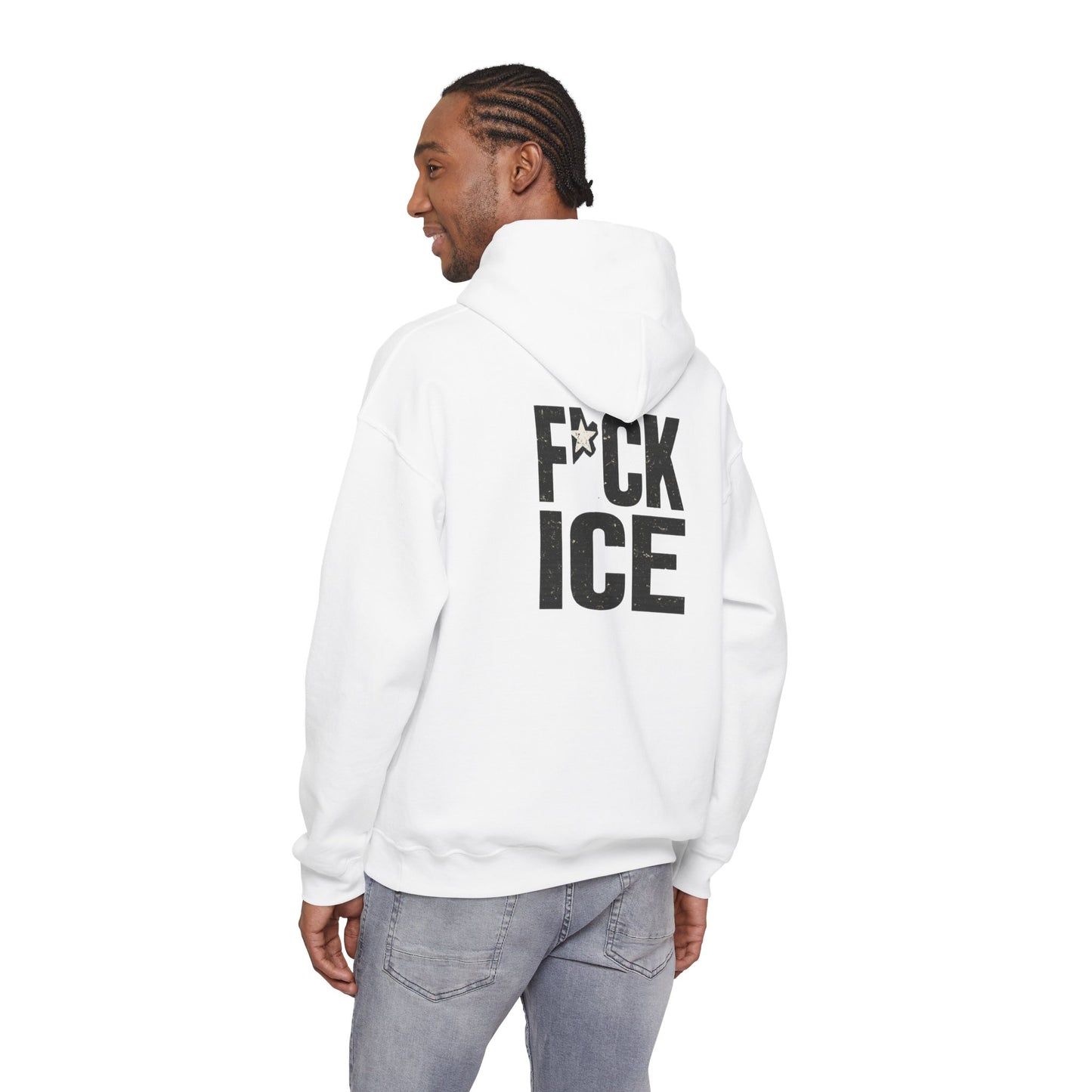 Graphic Hoodie — "F*ck ICE" Protest Pullover