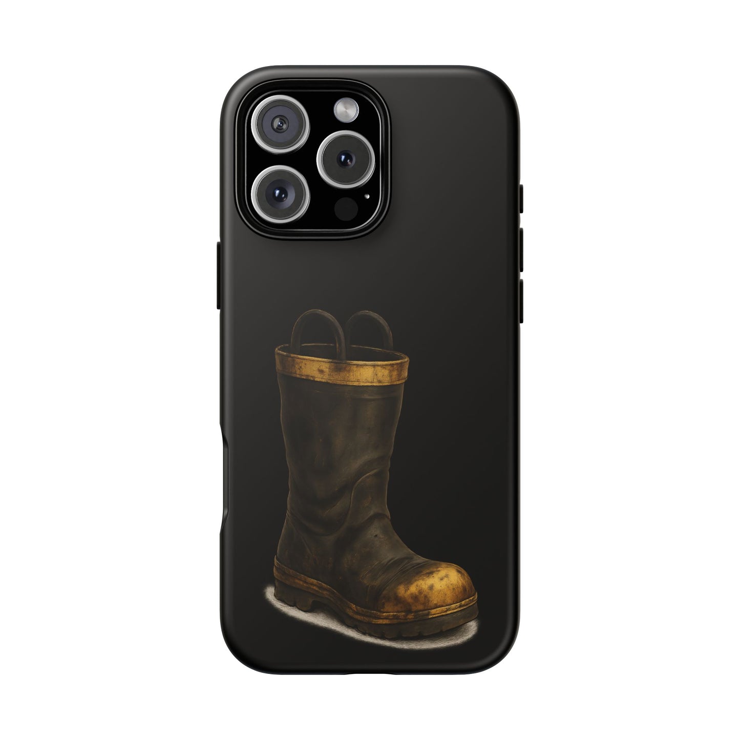 Vintage Fire Boot Phone Case — Rugged Protective iPhone Cover