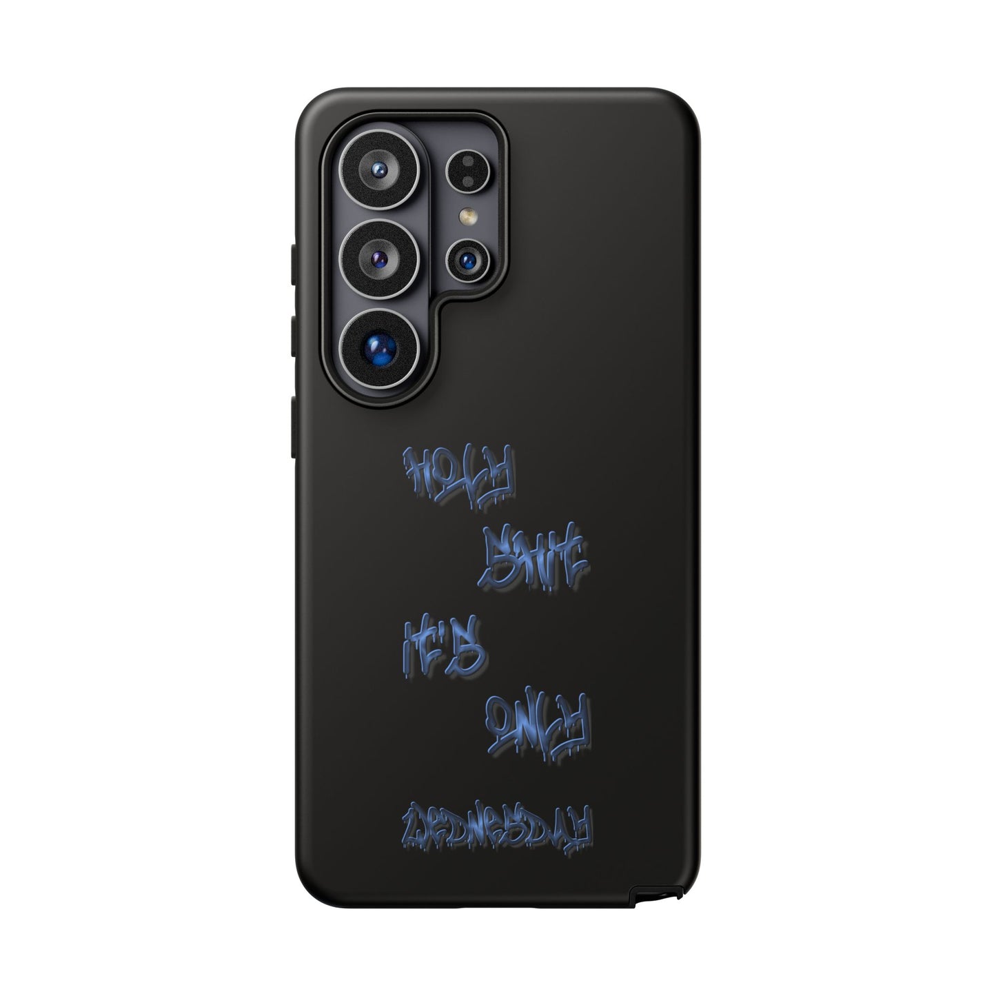 Phone Case — Blue Neon Graffiti "Tough Cases" Protective Cover