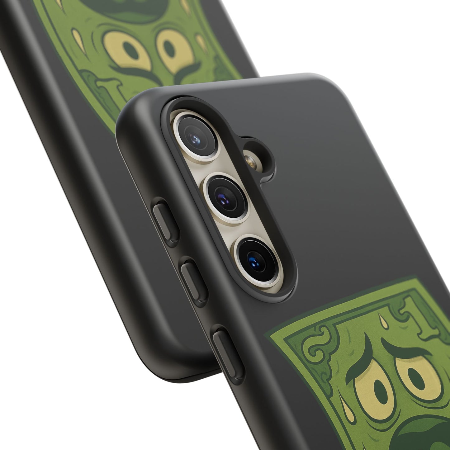 Phone Case — Funny Traumatized Dollar Bill Design ("I'm not dirty, I'm just traumatized")