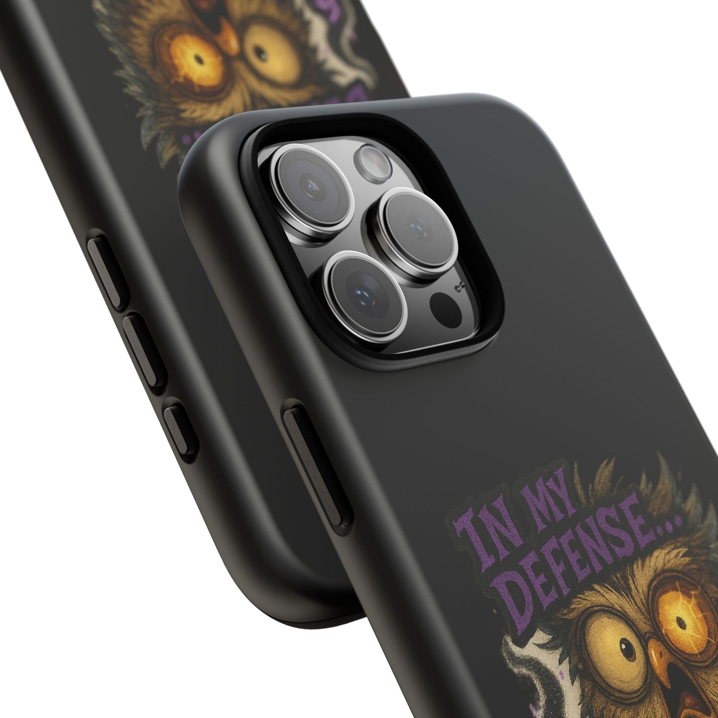 Phone Case — 'In My Defense… The Spell Did Work' Owl Witchy Protective Case