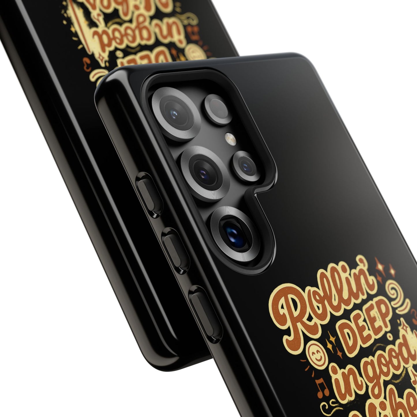 Phone Case — "Rollin' Deep in Good Vibes" Cartoon Retro Design