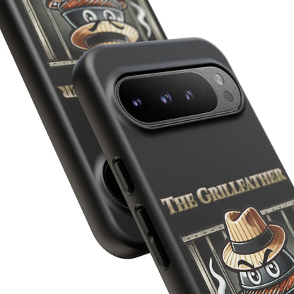 Grillfather Personalized Phone Case — Funny BBQ Smoker Design
