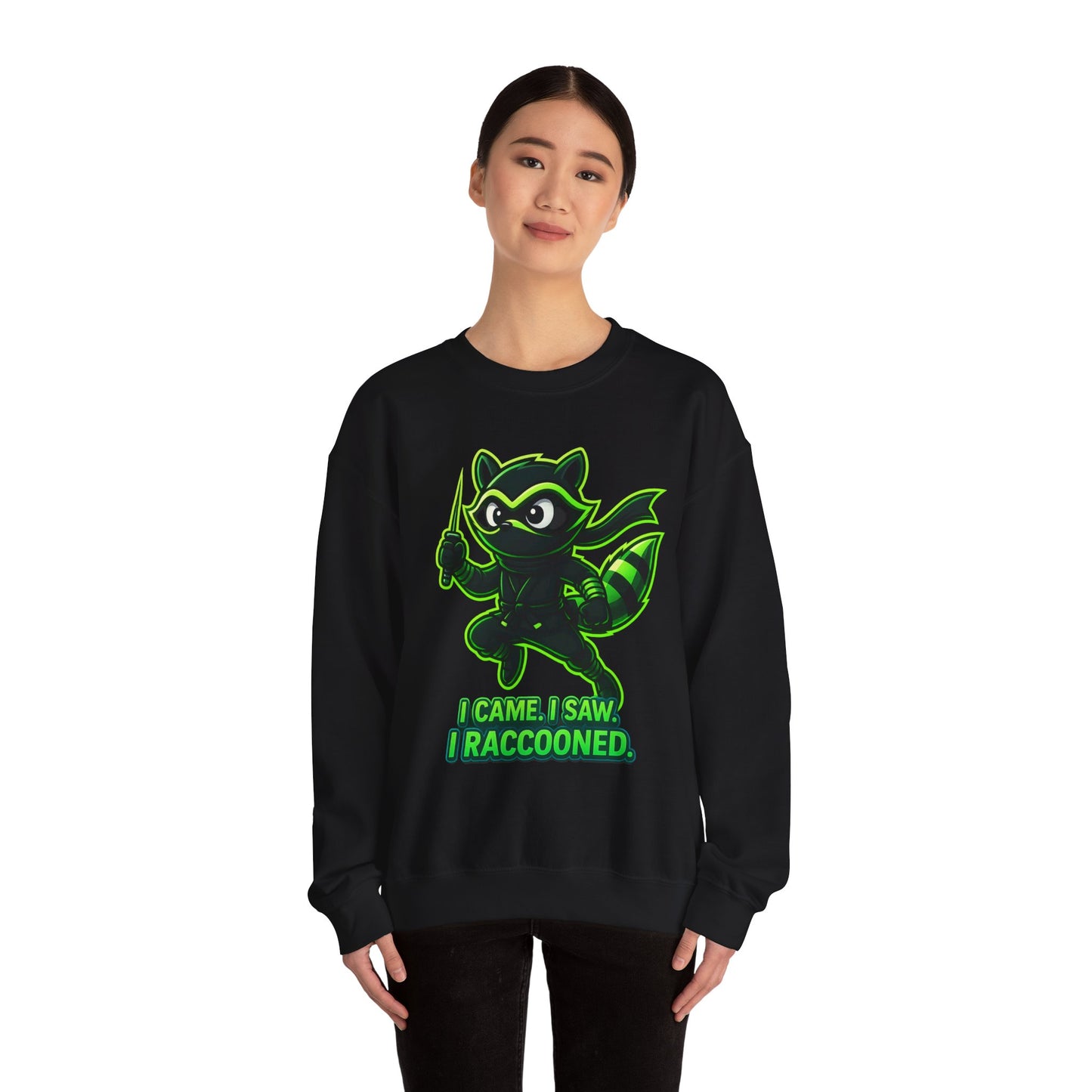 I Raccooned Ninja Crewneck