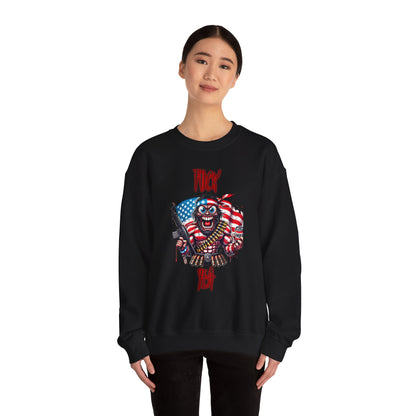 Patriotic Savage "F*** Yea" Crewneck